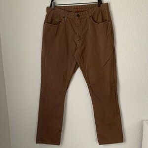 Johnston & Murphy Brown Chinos Men’s Pants Size 36/32
